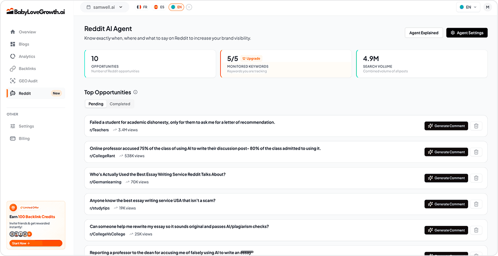 Improved LLM Presence