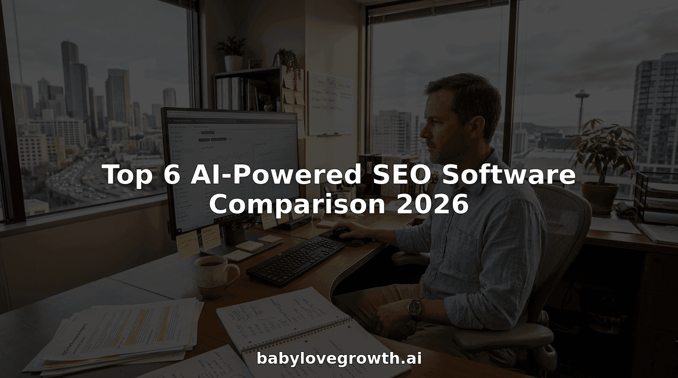 SEO analyst reviewing ranking charts in office