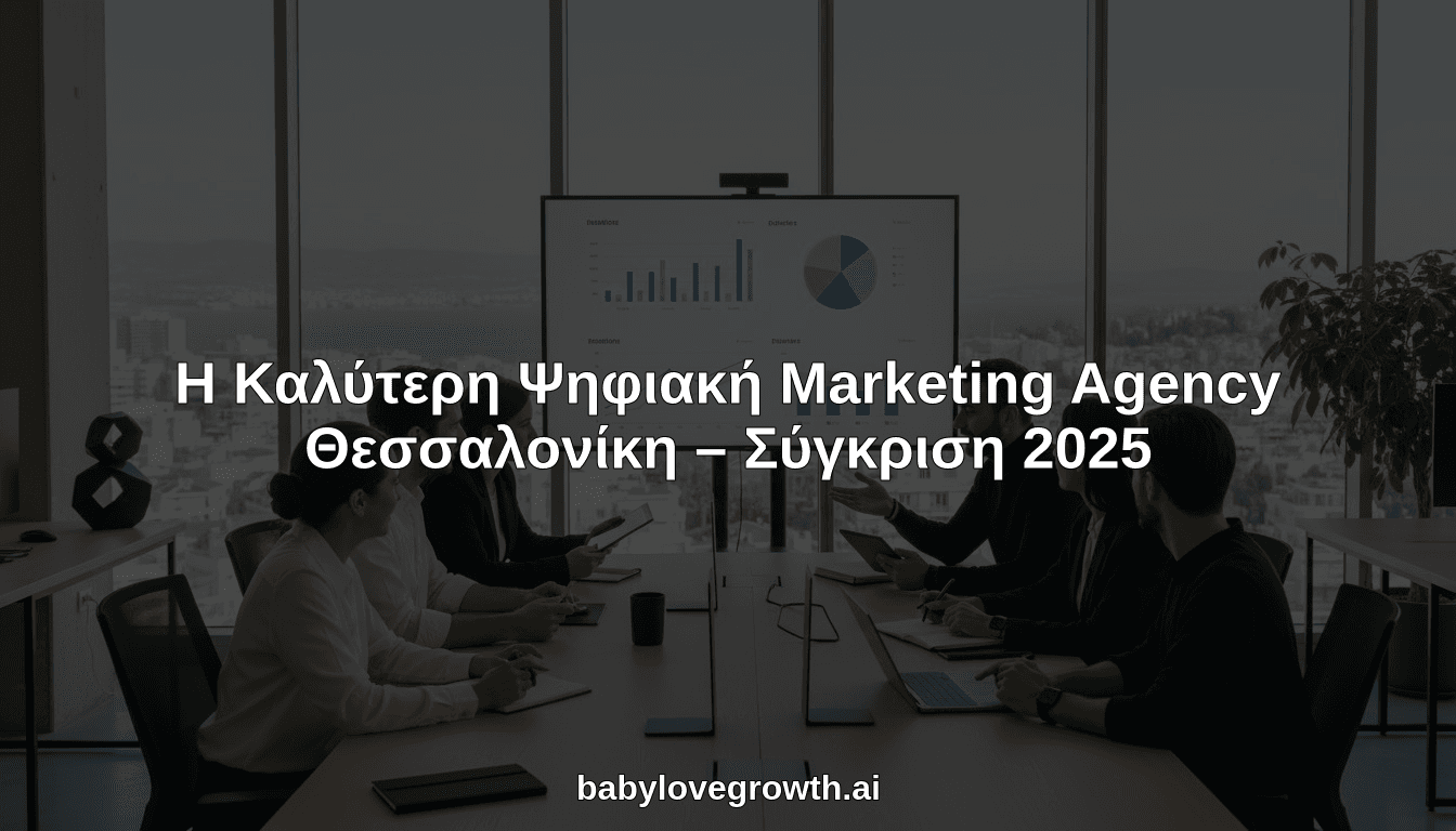 Η Καλύτερη Ψηφιακή Marketing Agency Θεσσαλονίκη – Σύγκριση 2025