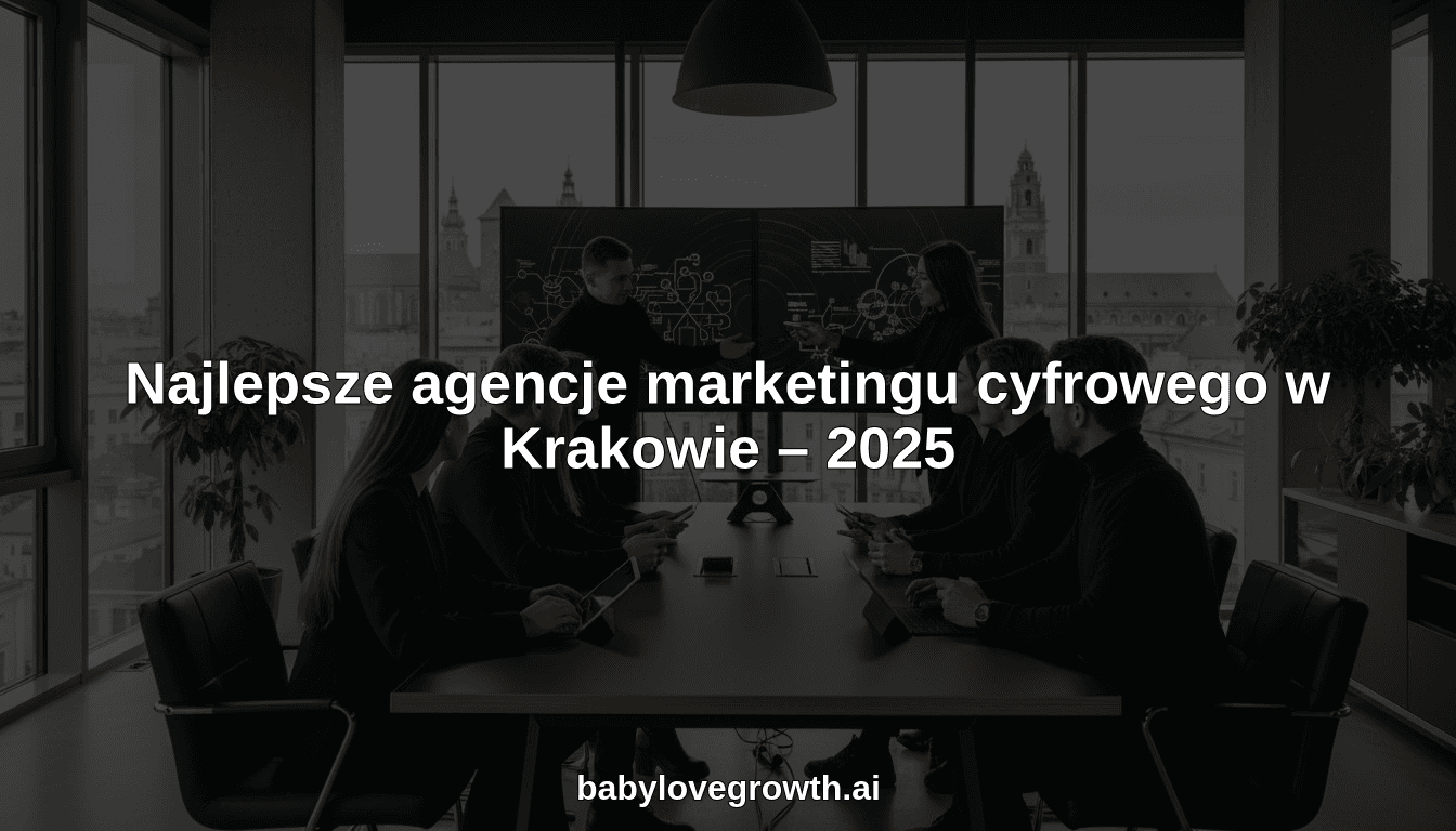 Najlepsze agencje marketingu cyfrowego w Krakowie – 2025
