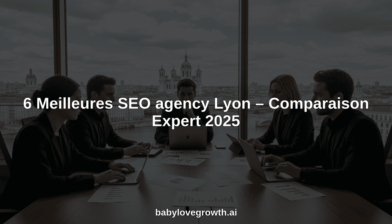 6 Meilleures SEO agency Lyon – Comparaison Expert 2025