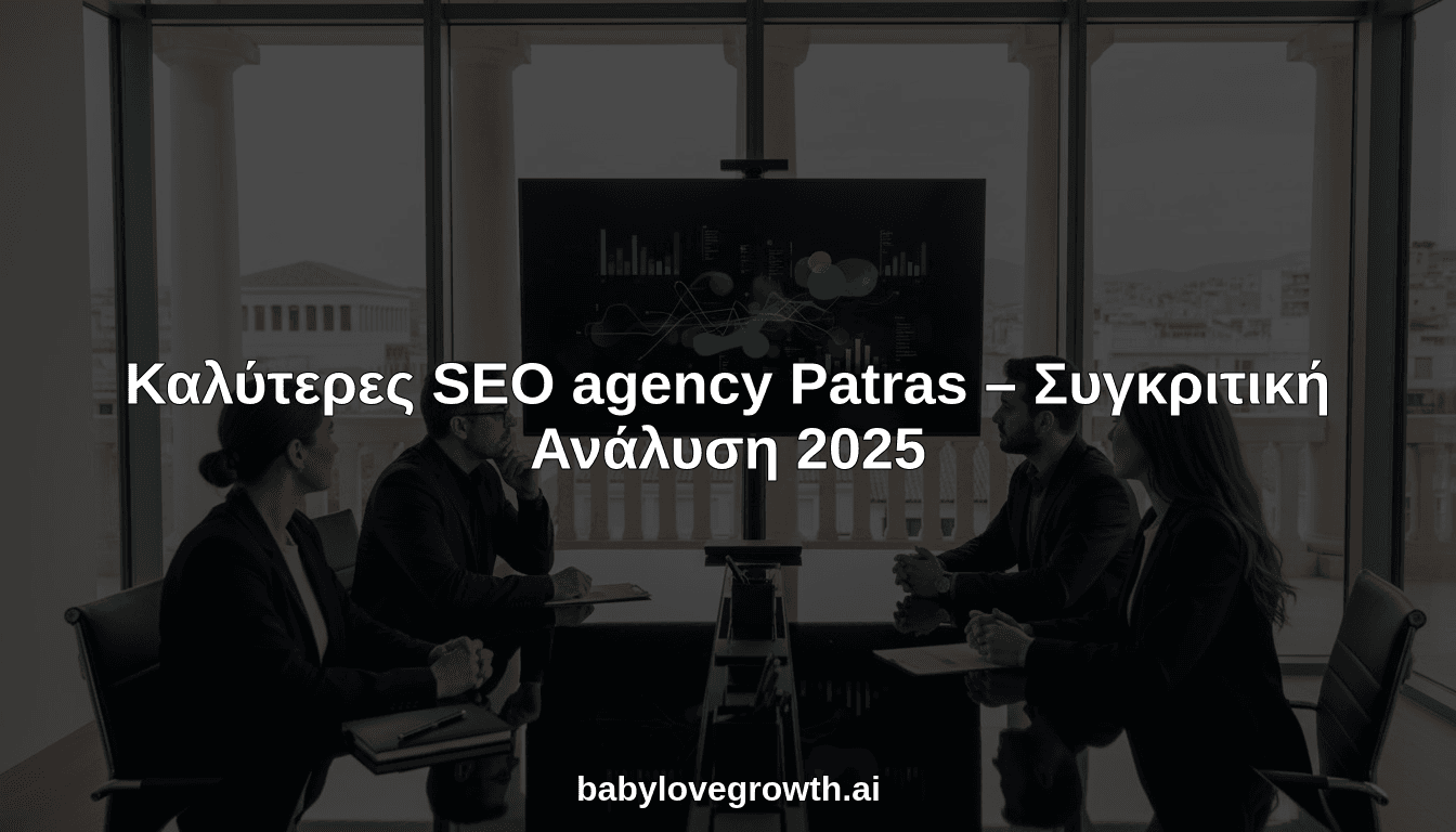 Καλύτερες SEO agency Patras – Συγκριτική Ανάλυση 2025