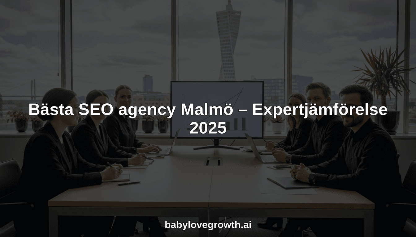 Bästa SEO agency Malmö – Expertjämförelse 2025
