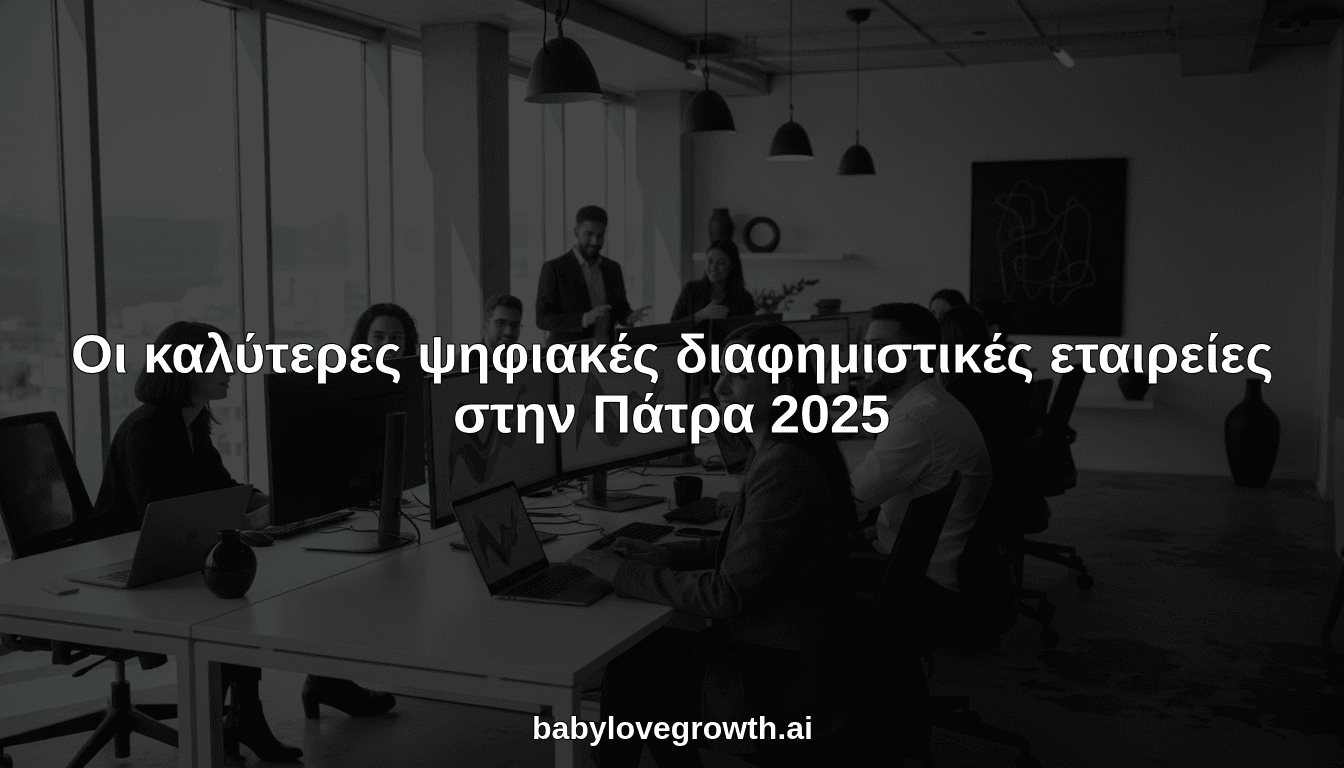 Οι καλύτερες ψηφιακές διαφημιστικές εταιρείες στην Πάτρα 2025