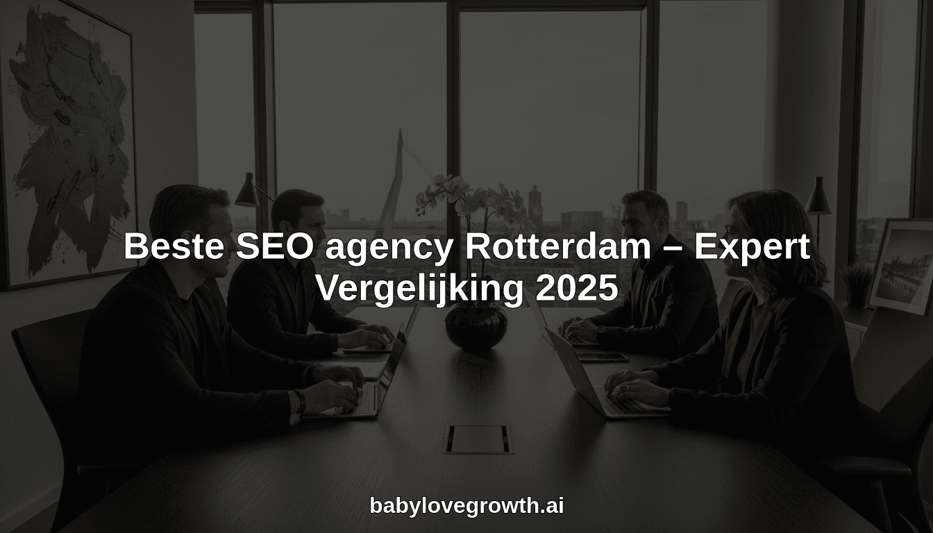Beste SEO agency Rotterdam – Expert Vergelijking 2025