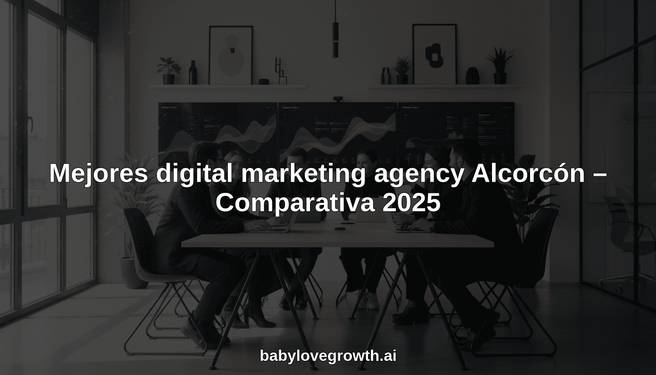 Mejores digital marketing agency Alcorcón – Comparativa 2025