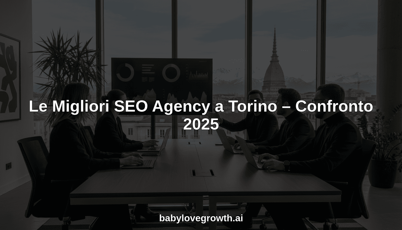 Le Migliori SEO Agency a Torino – Confronto 2025