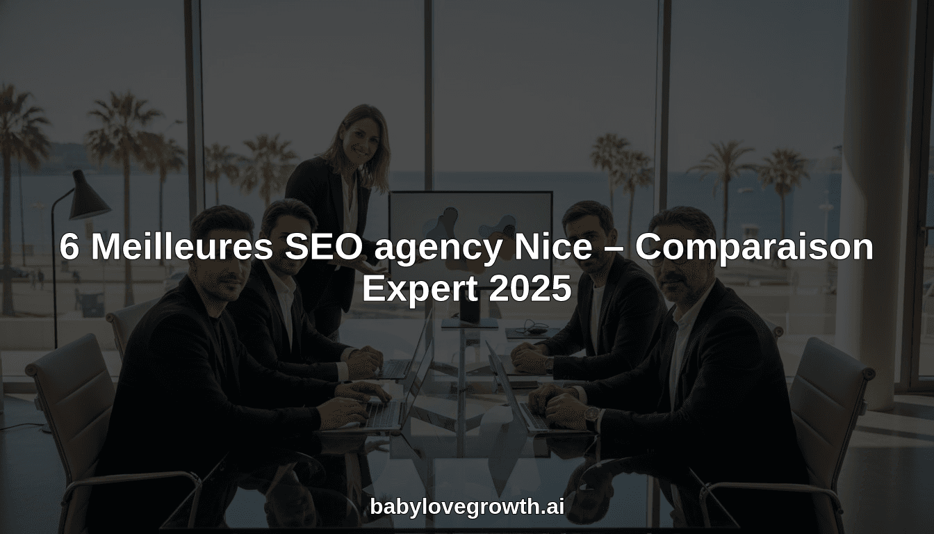 6 Meilleures SEO agency Nice – Comparaison Expert 2025