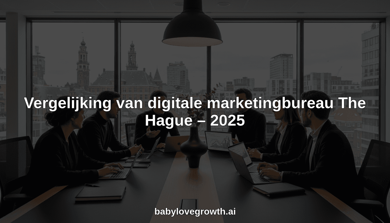 Vergelijking van digitale marketingbureau The Hague – 2025