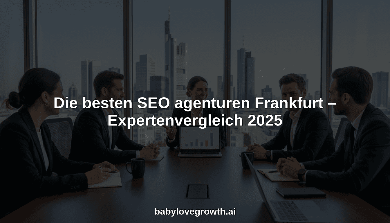 Die besten SEO agenturen Frankfurt – Expertenvergleich 2025