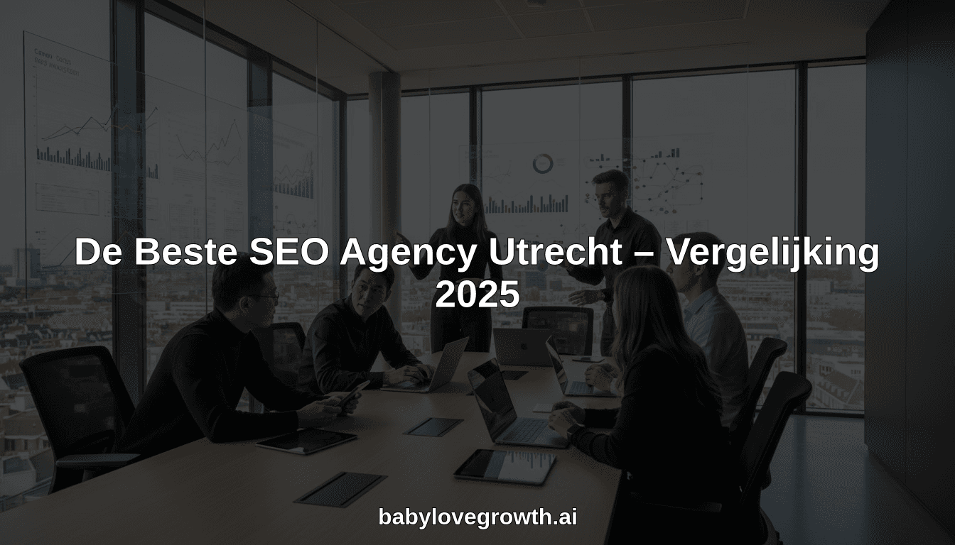 De Beste SEO Agency Utrecht – Vergelijking 2025