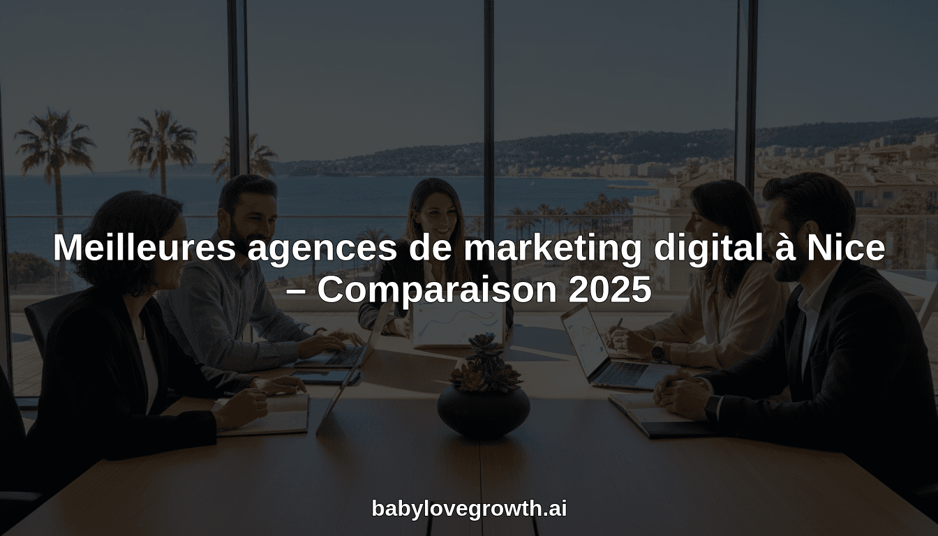 Meilleures agences de marketing digital à Nice – Comparaison 2025