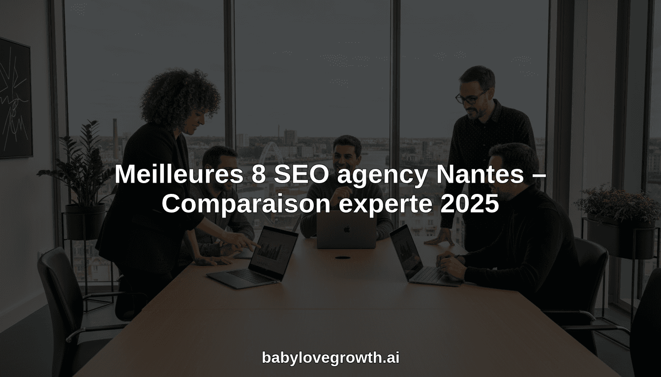 Meilleures 8 SEO agency Nantes – Comparaison experte 2025