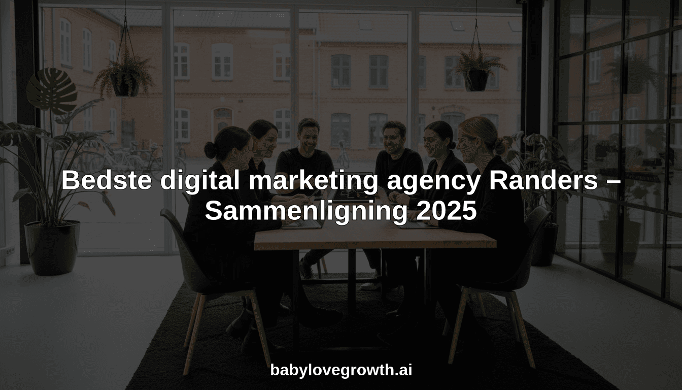 Bedste digital marketing agency Randers – Sammenligning 2025