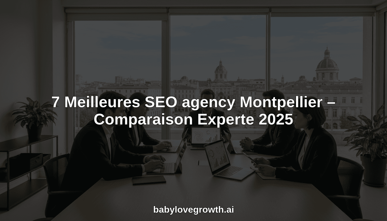 7 Meilleures SEO agency Montpellier – Comparaison Experte 2025