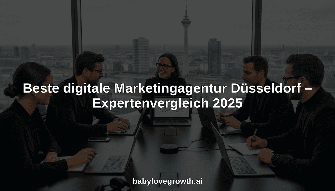 Beste digitale Marketingagentur Düsseldorf – Expertenvergleich 2025
