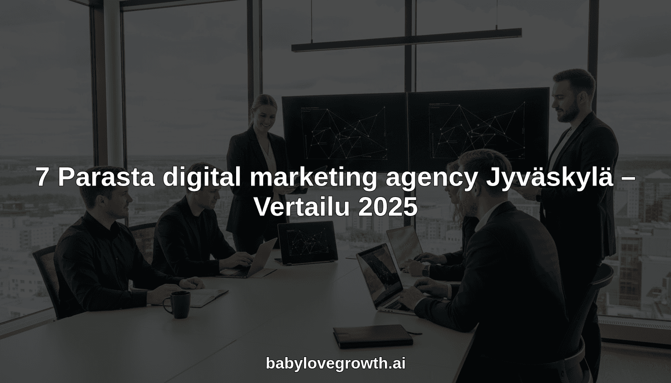 7 Parasta digital marketing agency Jyväskylä – Vertailu 2025