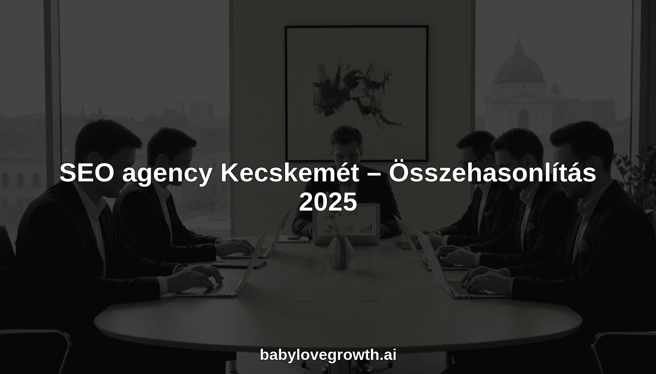 SEO agency Kecskemét – Összehasonlítás 2025