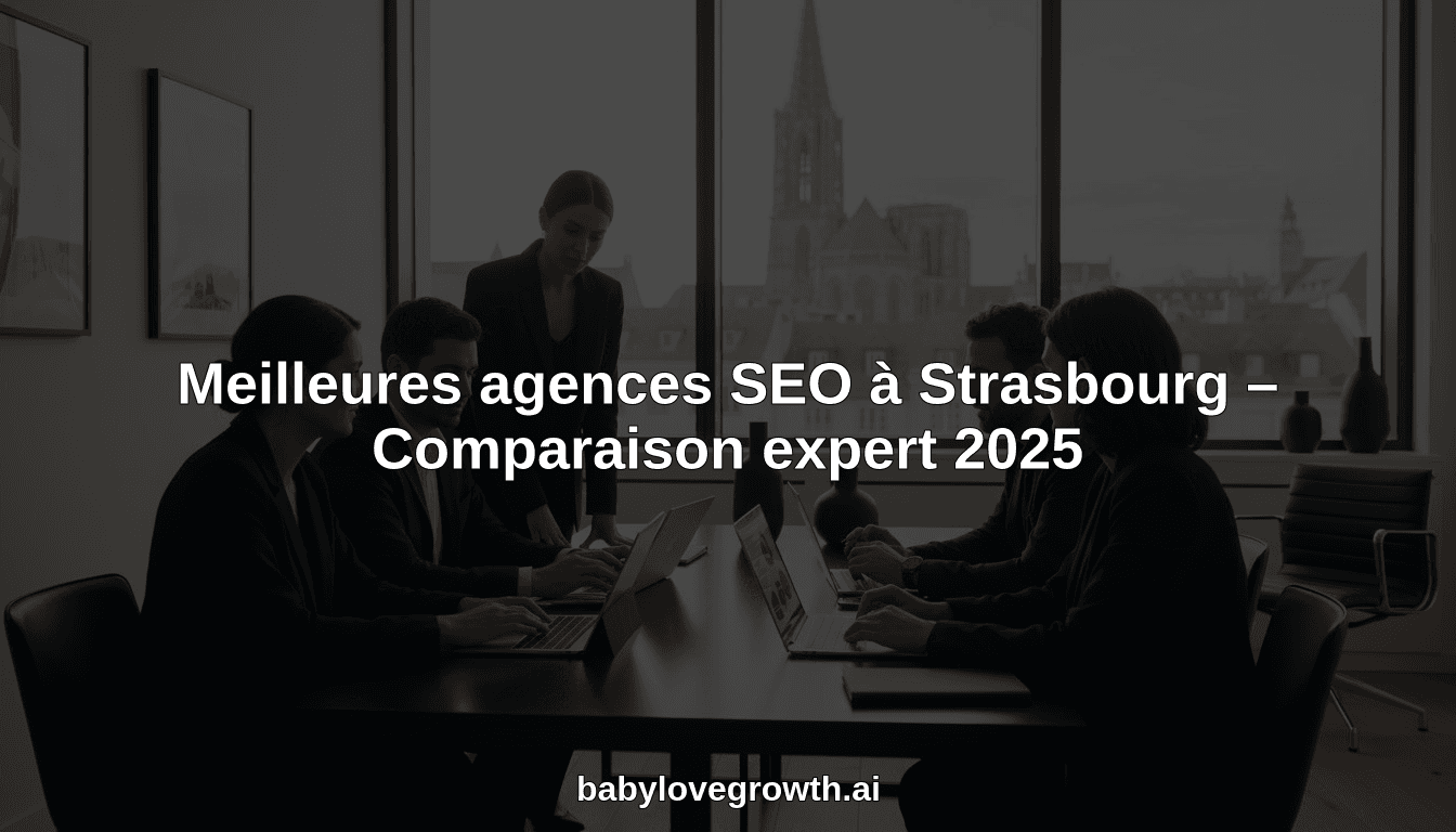 Meilleures agences SEO à Strasbourg – Comparaison expert 2025