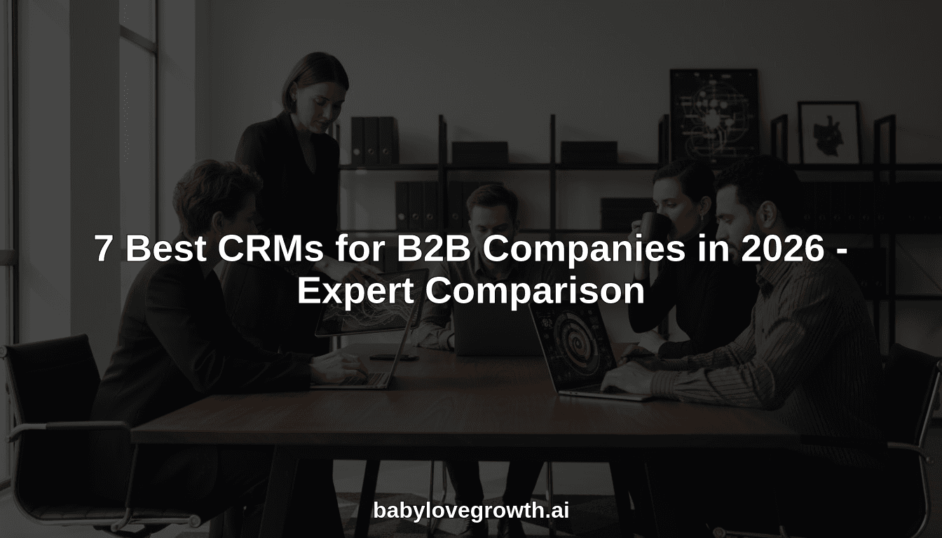 7 Best CRMs for B2B Companies in 2026 - Expert Comparison