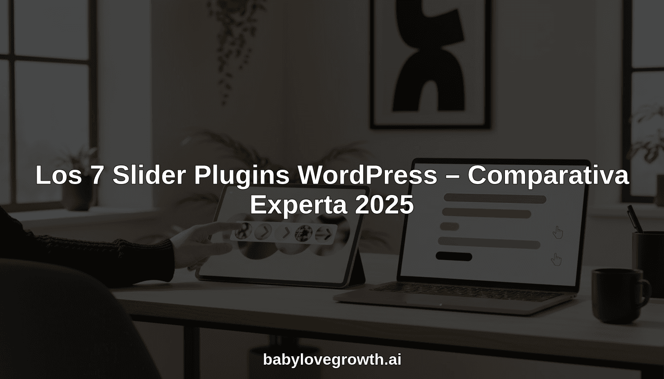 Los 7 Slider Plugins WordPress – Comparativa Experta 2025