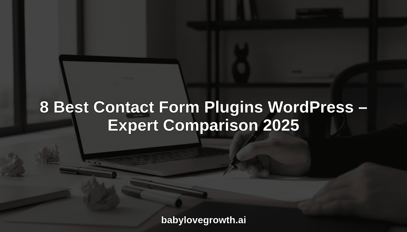 8 Best Contact Form Plugins WordPress – Expert Comparison 2025