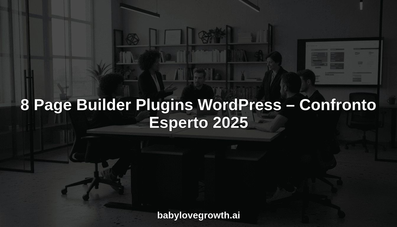 8 Page Builder Plugins WordPress – Confronto Esperto 2025