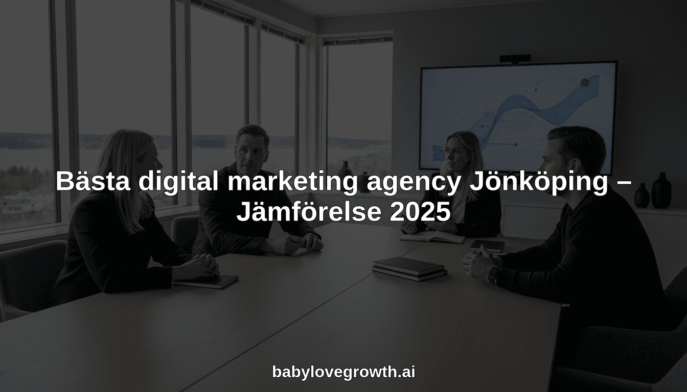 Bästa digital marketing agency Jönköping – Jämförelse 2025