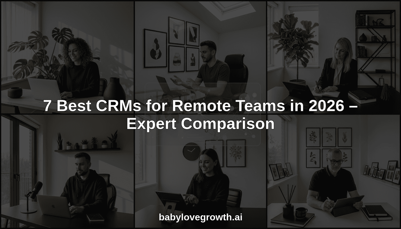 7 Best CRMs for Remote Teams in 2026 – Expert Comparison
