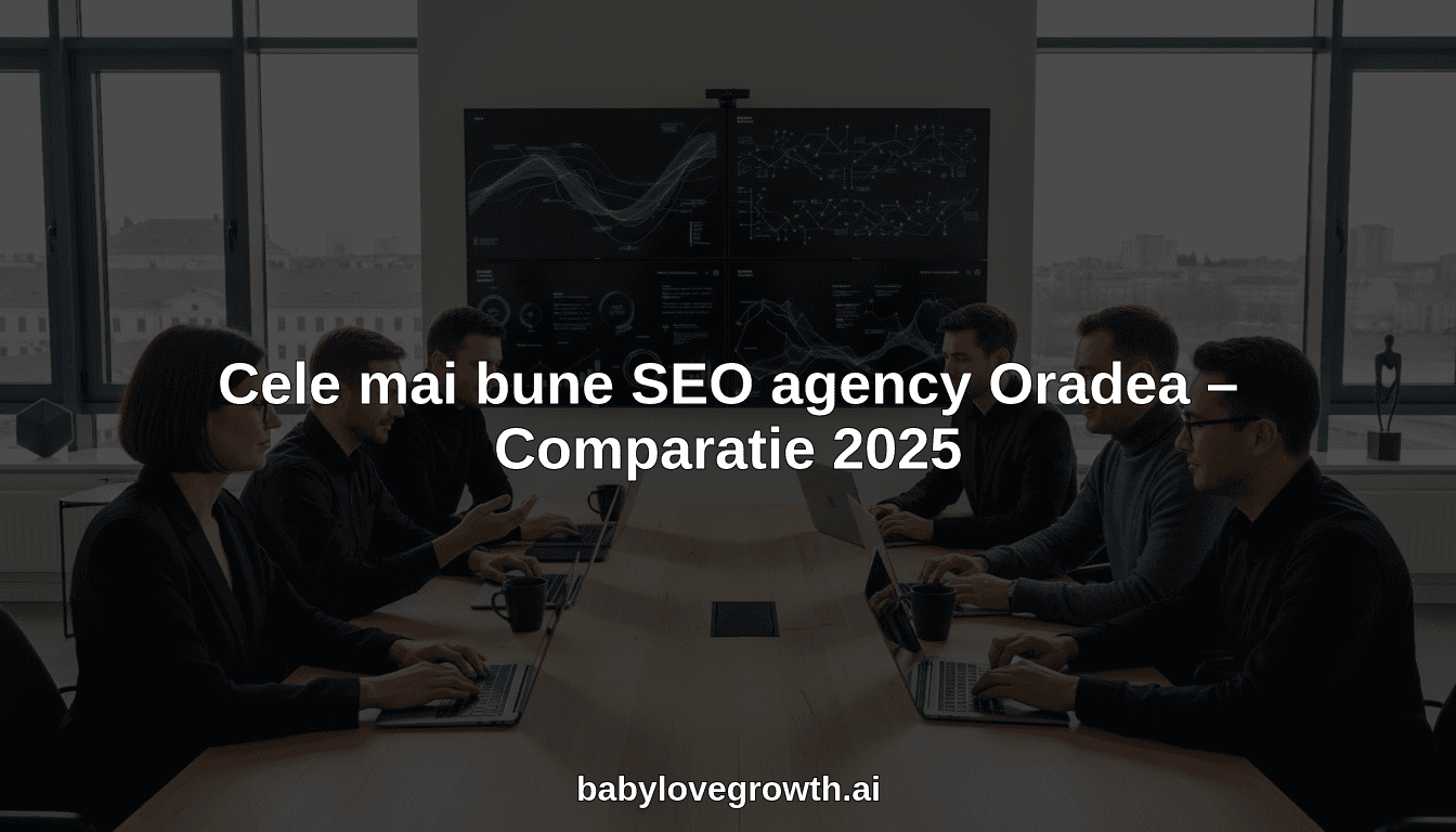 Cele mai bune SEO agency Oradea – Comparatie 2025