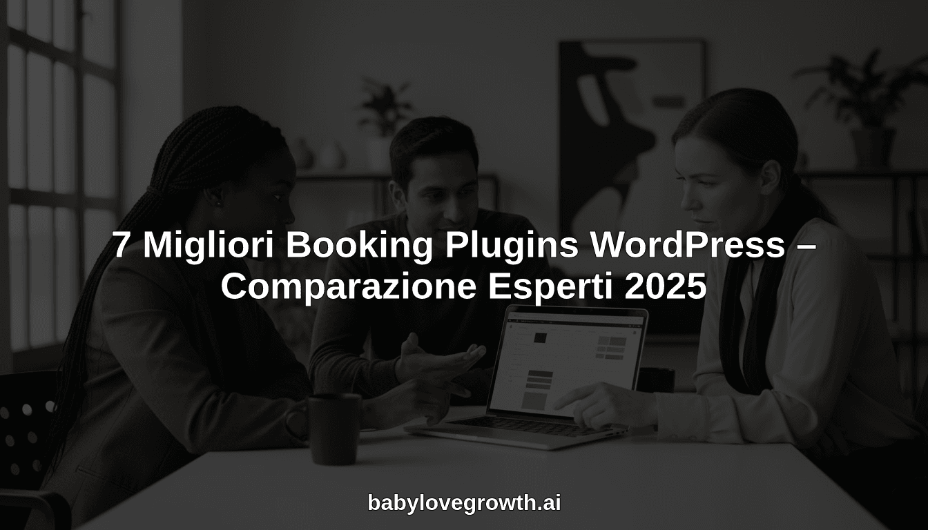 7 Migliori Booking Plugins WordPress – Comparazione Esperti 2025