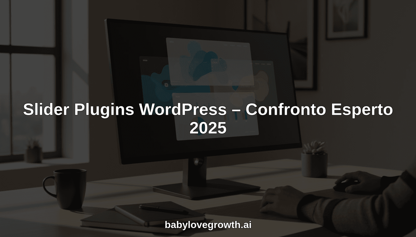 Slider Plugins WordPress – Confronto Esperto 2025