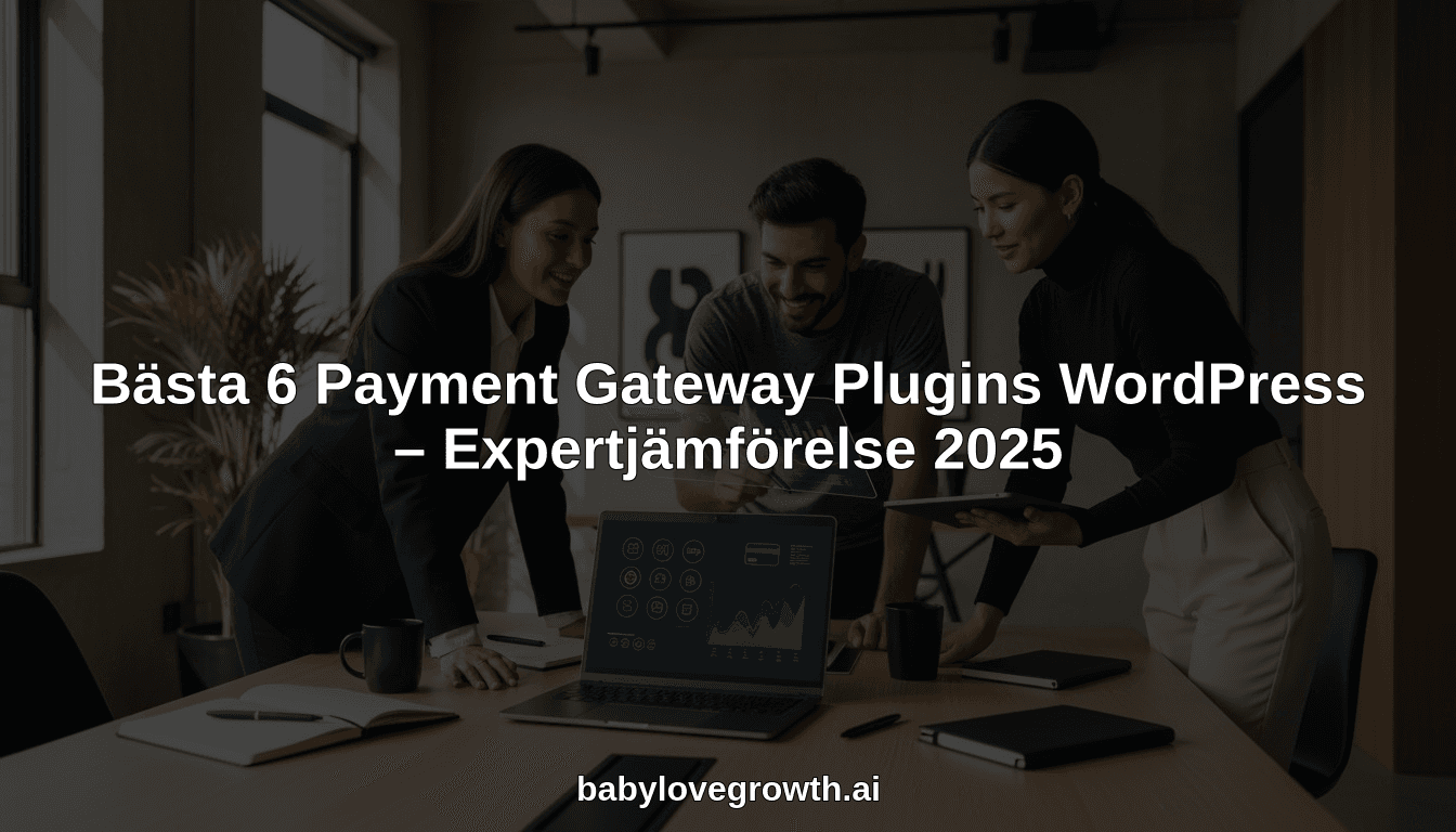 Bästa 6 Payment Gateway Plugins WordPress – Expertjämförelse 2025