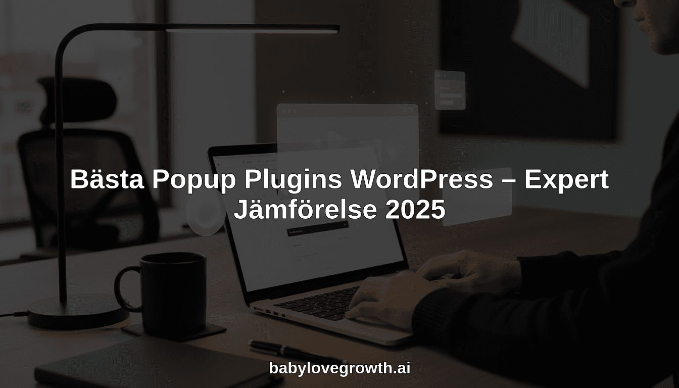 Bästa Popup Plugins WordPress – Expert Jämförelse 2025