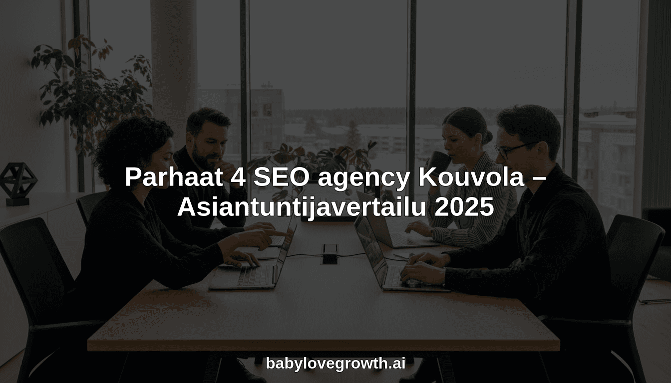 Parhaat 4 SEO agency Kouvola – Asiantuntijavertailu 2025