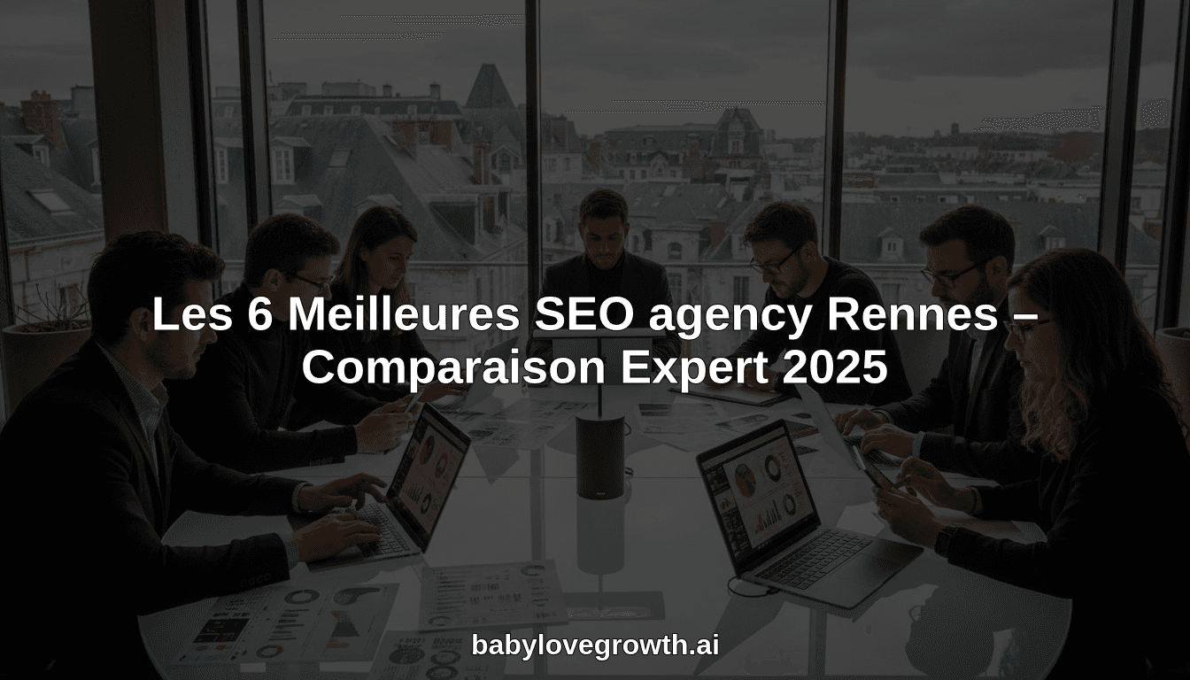 Les 6 Meilleures SEO agency Rennes – Comparaison Expert 2025