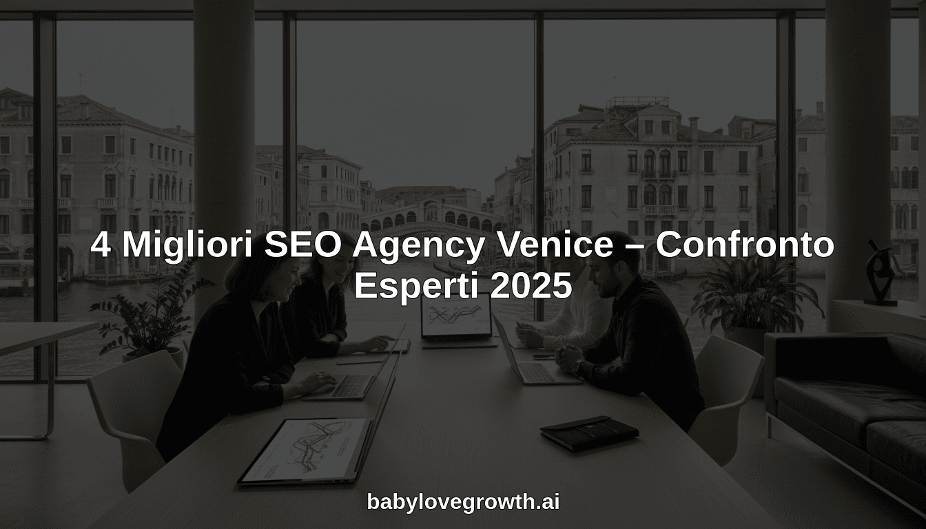 4 Migliori SEO Agency Venice – Confronto Esperti 2025