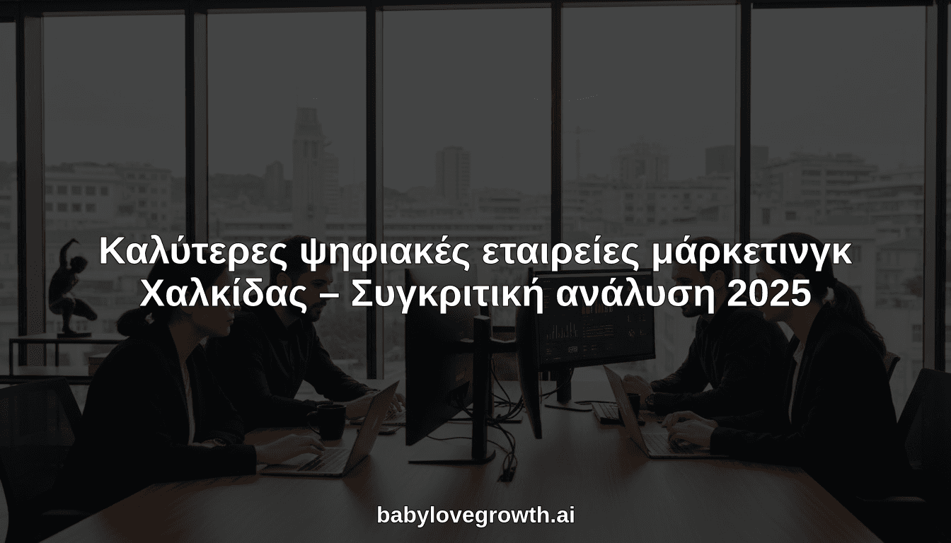 Καλύτερες ψηφιακές εταιρείες μάρκετινγκ Χαλκίδας – Συγκριτική ανάλυση 2025
