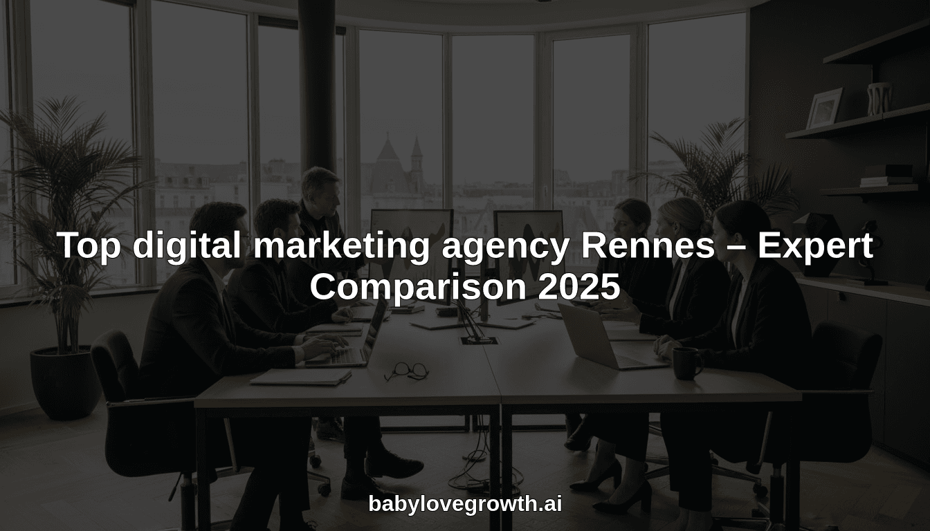 Top digital marketing agency Rennes – Expert Comparison 2025