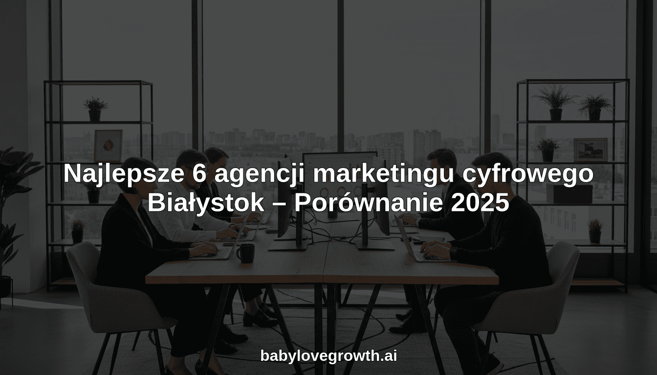 Najlepsze 6 agencji marketingu cyfrowego Białystok – Porównanie 2025