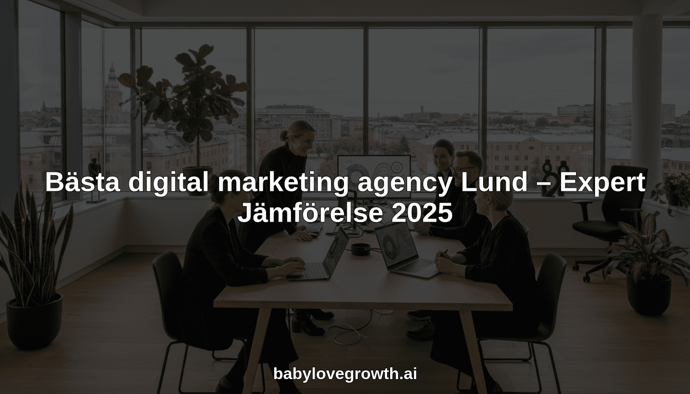 Bästa digital marketing agency Lund – Expert Jämförelse 2025