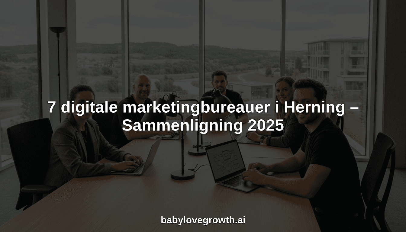 7 digitale marketingbureauer i Herning – Sammenligning 2025
