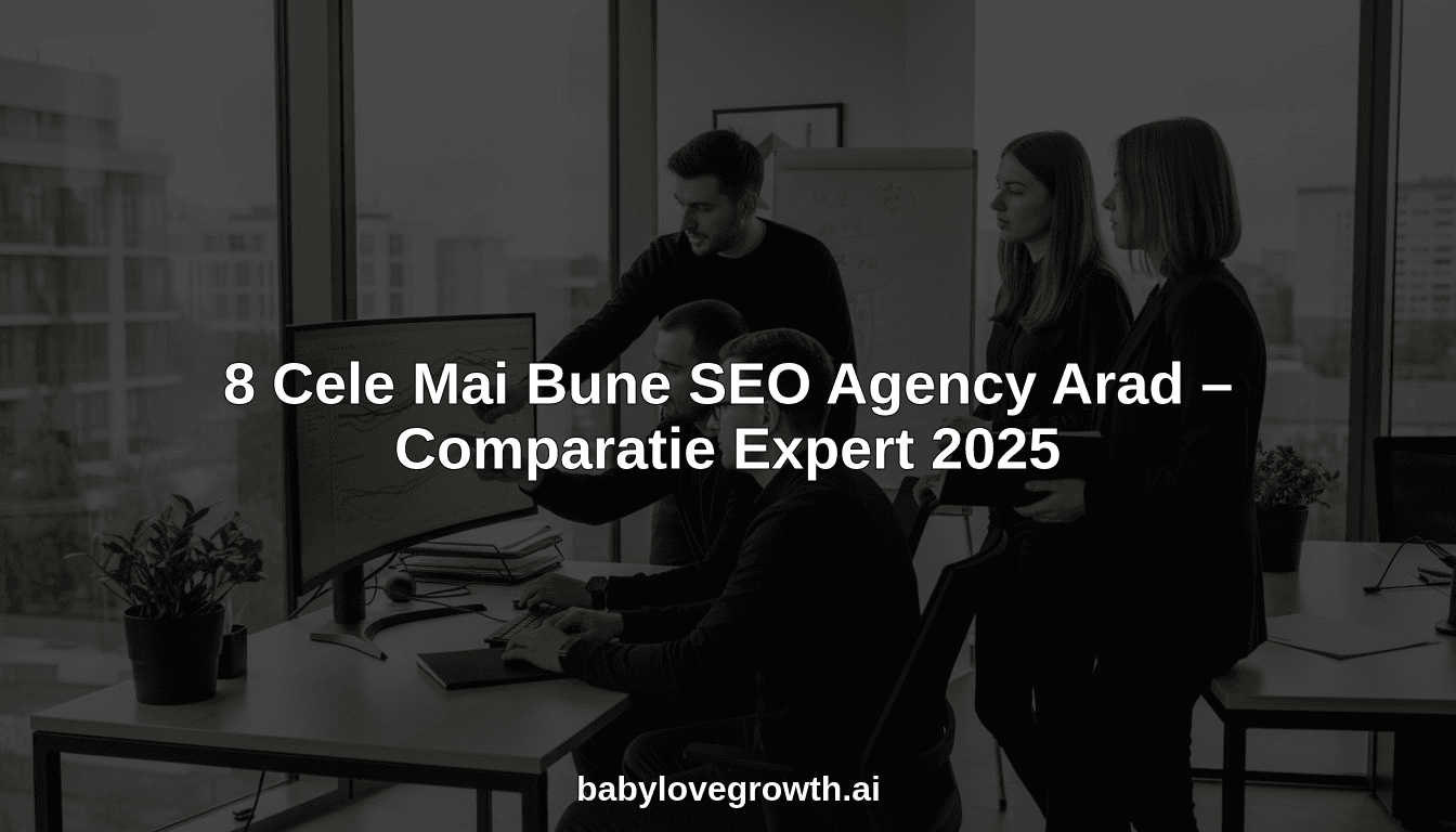 8 Cele Mai Bune SEO Agency Arad – Comparatie Expert 2025