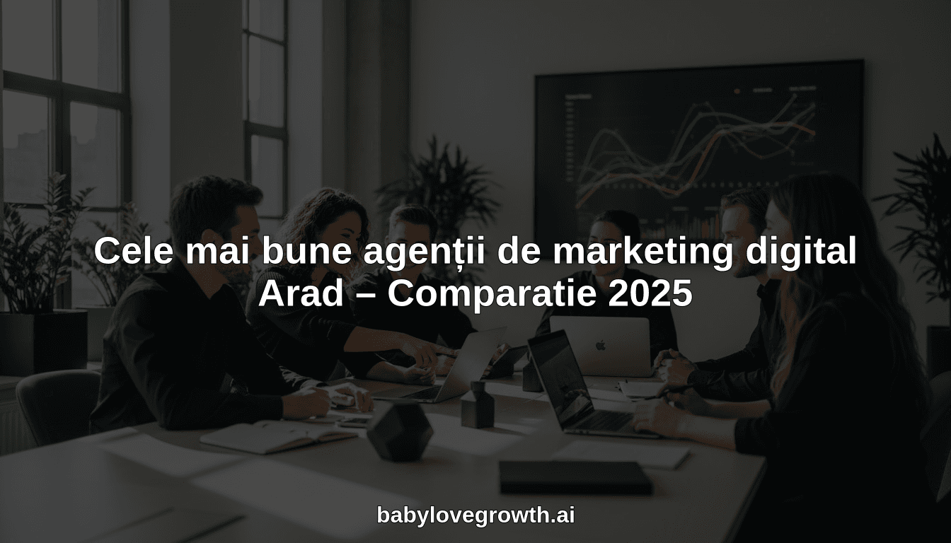 Cele mai bune agenții de marketing digital Arad – Comparatie 2025
