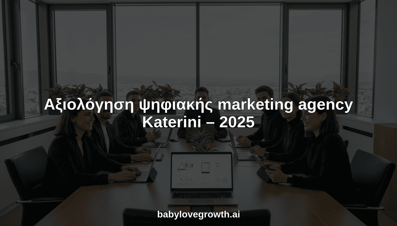Αξιολόγηση ψηφιακής marketing agency Katerini – 2025