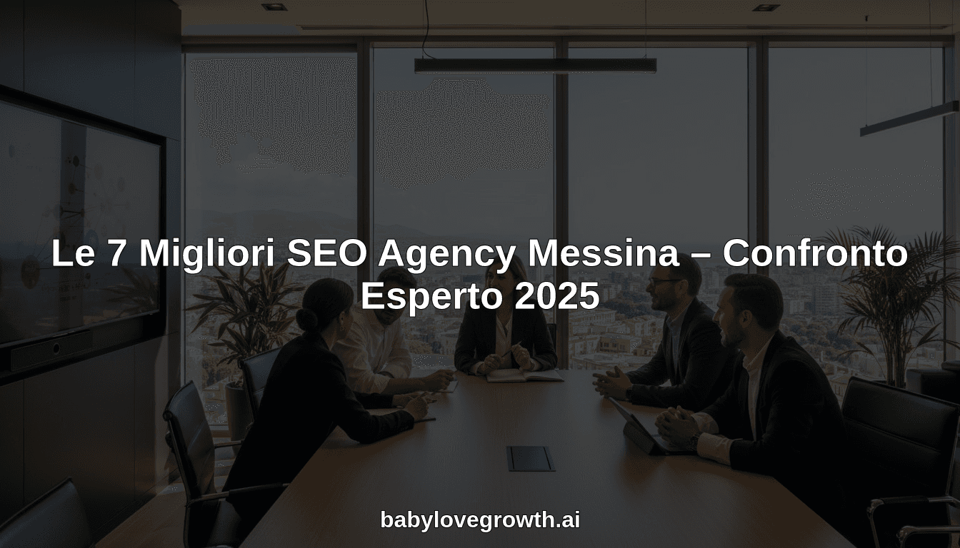 Le 7 Migliori SEO Agency Messina – Confronto Esperto 2025