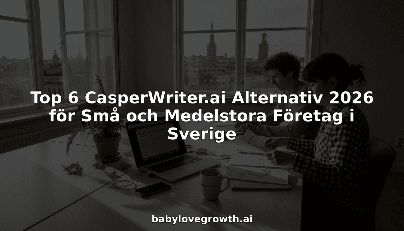 Top 6 CasperWriter.ai Alternativ 2026 för Små och Medelstora Företag i Sverige