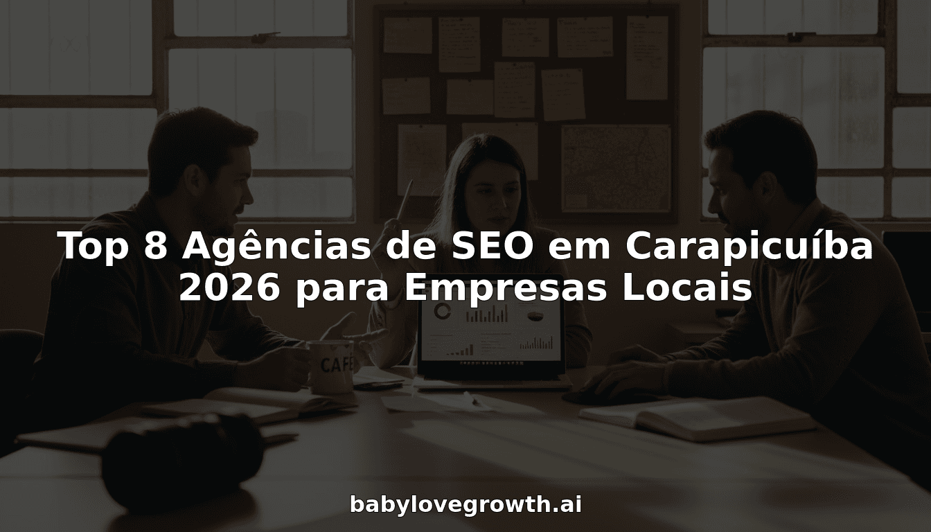 Top 8 Agências de SEO em Carapicuíba 2026 para Empresas Locais