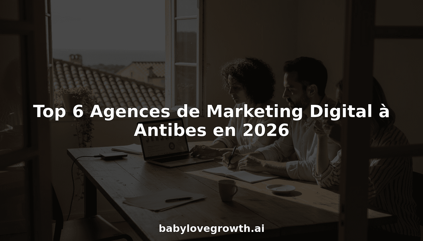 Top 6 Agences de Marketing Digital à Antibes en 2026