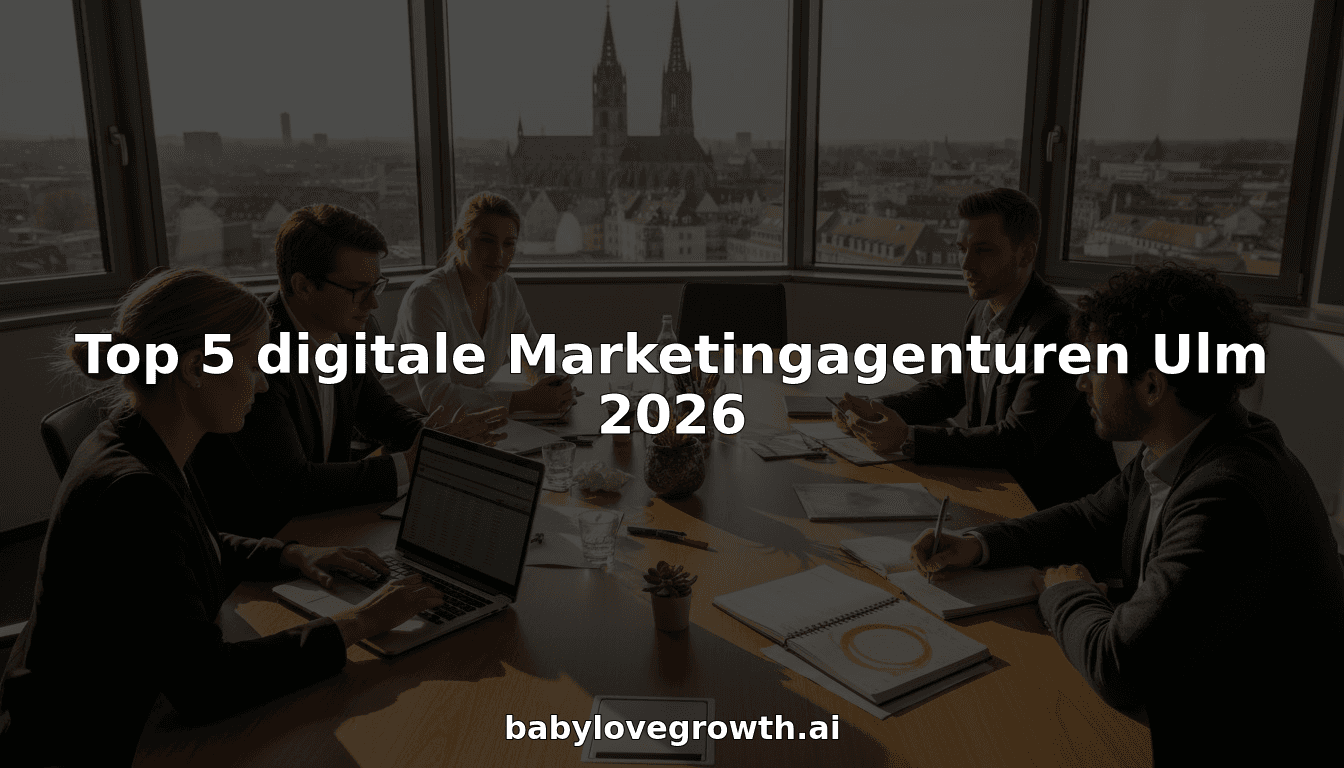 Top 5 digitale Marketingagenturen Ulm 2026